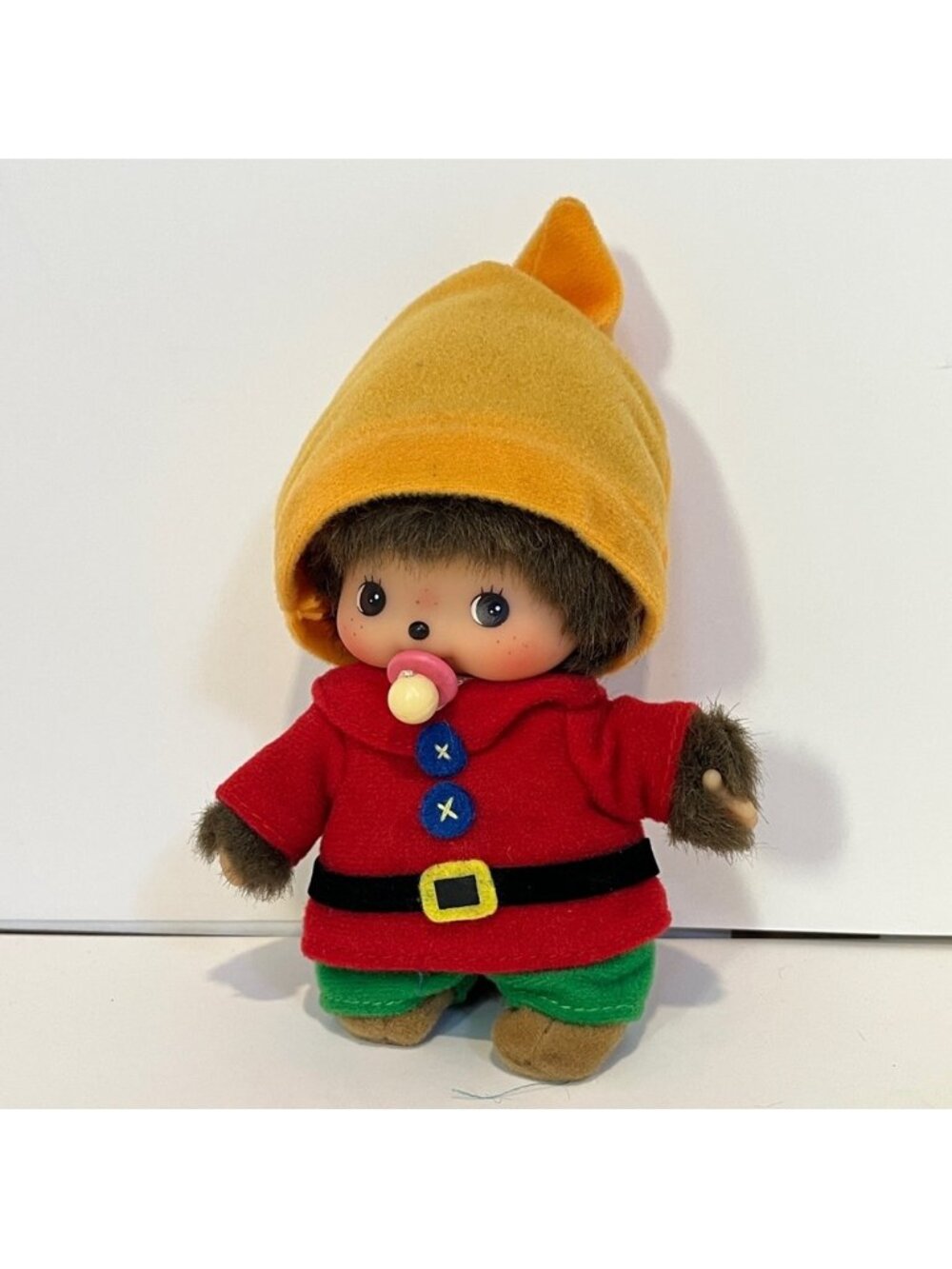 Rare Bebichhichi Monchhichi Monkey Limited Edition Sekiguchi Robin Hood Plush